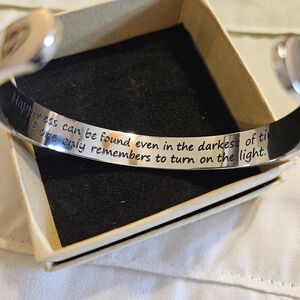 Harry Potter Quote Bracelet, New In Box